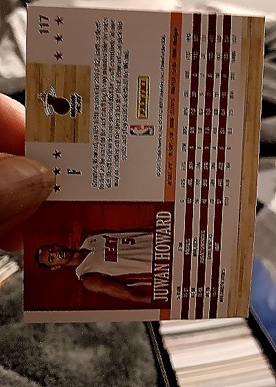 2011-12 Panini NBA Hoops #111 Juwan Howard — back