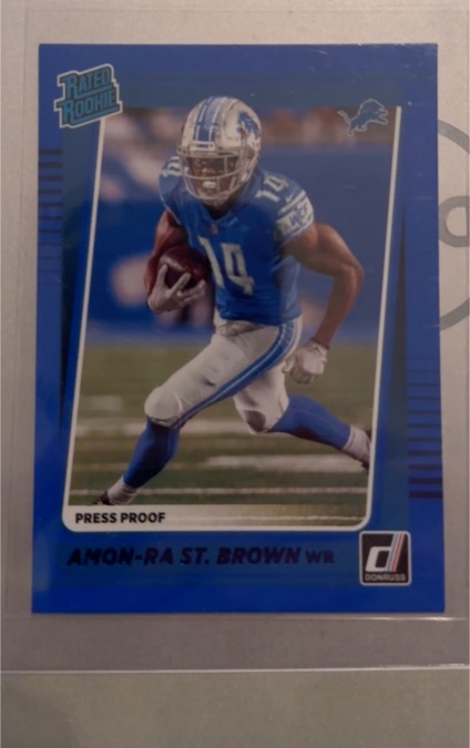 2021 Donruss #284 Amon-Ra St. Brown — front