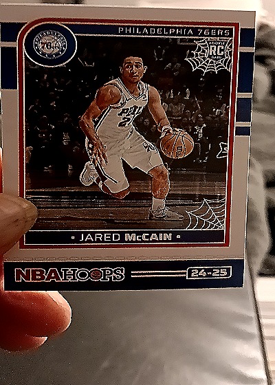 2024-25 Panini NBA Hoops Haunted Hoops #263 Jared McCain — front
