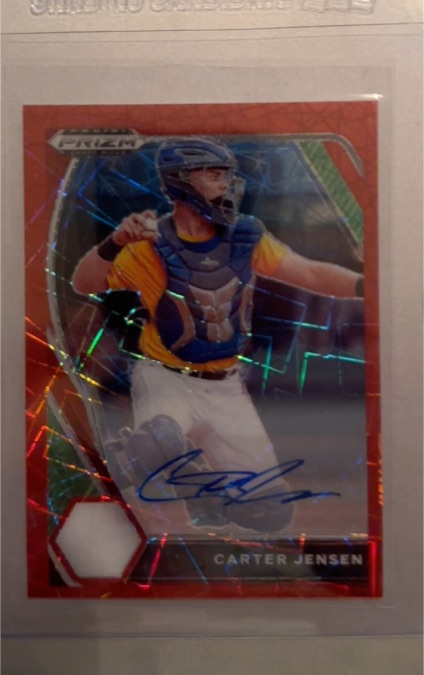 2021 Panini Prizm #RC Carter Jensen — front