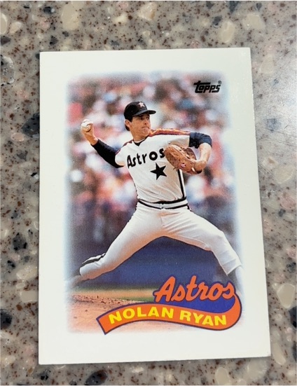 1989 Topps Mini Leaders #14 Nolan Ryan — front