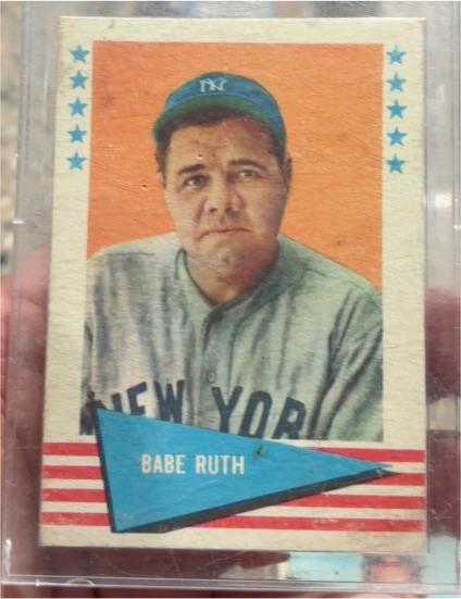 1961 Fleer #75 Babe Ruth — front