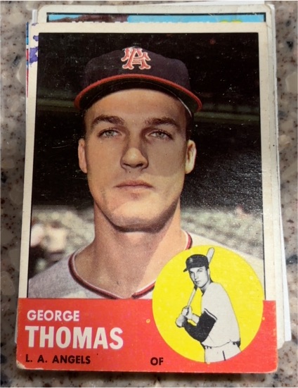 1963 Topps #98 George Thomas — front