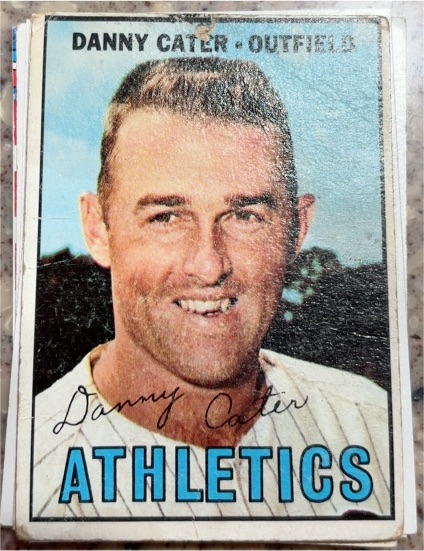 1967 Topps #157 Danny Cater — front