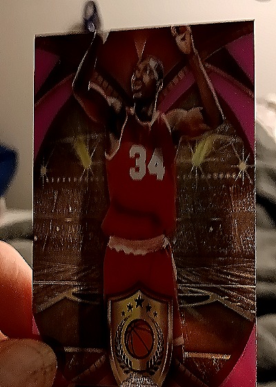 2003 Topps Ball Of Duty #BOD-21 Hakeem Olajuwon — front