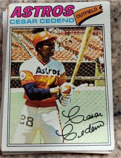 1977 Topps #90 Cesar Cedeno — front