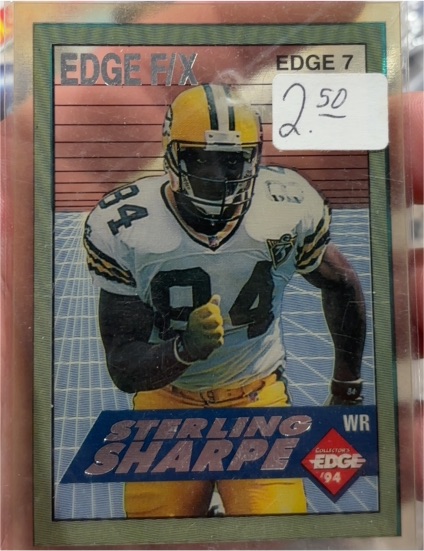 1994 Collector's Edge Edge F/X #7 Sterling Sharpe — front