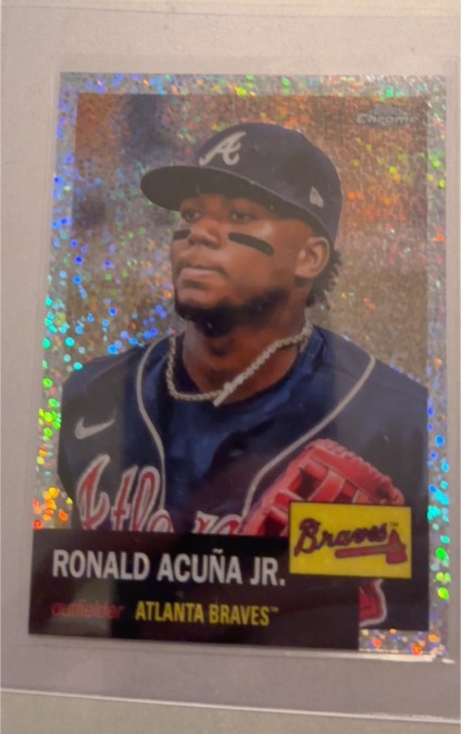 2022 Topps Chrome Platinum Anniversary #250 Ronald Acuña Jr. — front