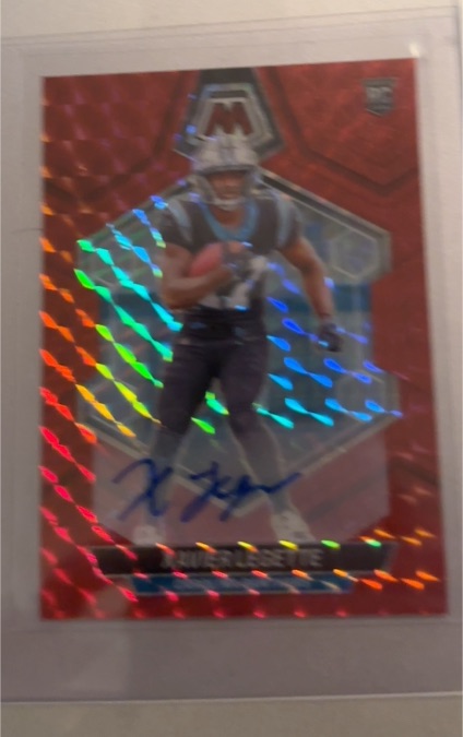 2024 Panini Mosaic #332 Xavier Legette Mosaic Camo Pink — front