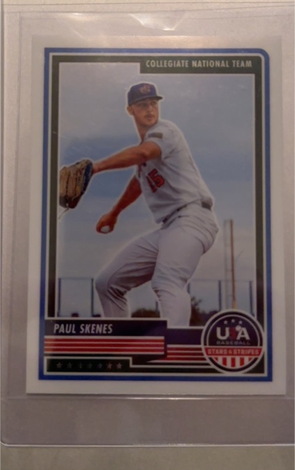 2023 Panini USA Baseball Stars & Stripes #80 Paul Skenes — front