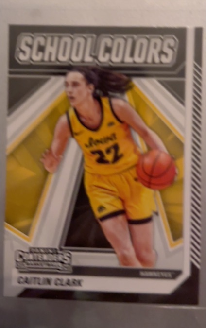 2024 Panini Caitlin Clark Collection #SC3 Caitlin Clark School Colors — front