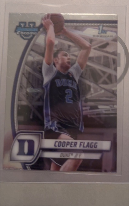 2024-25 Bowman University Chrome #16 Cooper Flagg — front