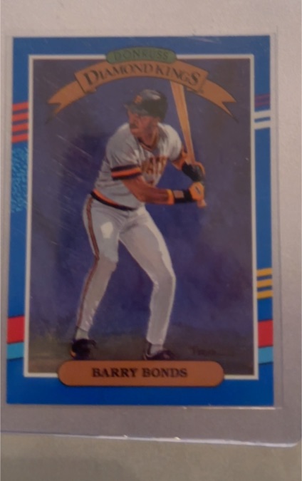 1990 Donruss Diamond Kings #4 Barry Bonds — front