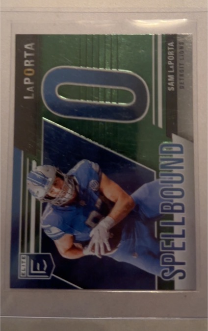 2024 Donruss Elite #8 Sam LaPorta Spellbound Green — front