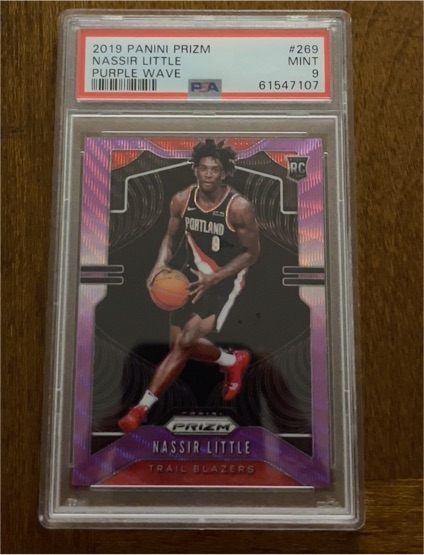 2019 Panini Prizm #269 Nassir Little — front