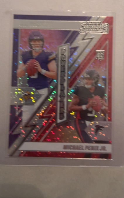2024 Panini Contenders Power Players #PP-1 Michael Penix Jr. — front