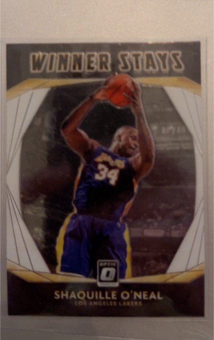 2020-21 Panini Donruss Optic #1 Shaquille O'Neal Winner Stays — front