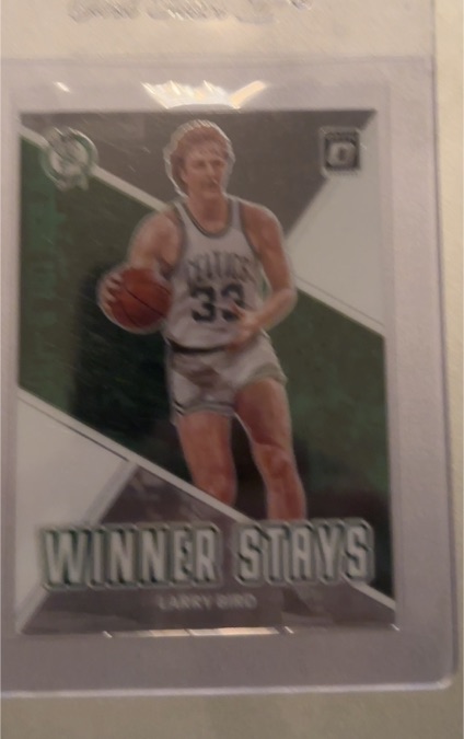 2022-23 Panini Donruss Optic #15 Larry Bird Winner Stays — front