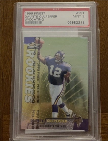1999 Topps Finest #151 Daunte Culpepper — front