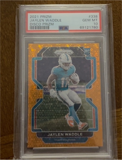 2021 Panini Prizm #338 Jaylen Waddle — front
