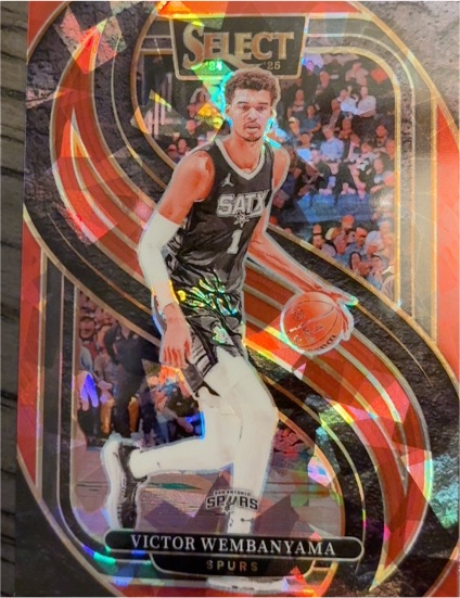 2024-25 Panini Select Premier Level #102 Victor Wembanyama — front