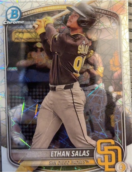 2025 Bowman Chrome #BCP-169 Ethan Salas — front