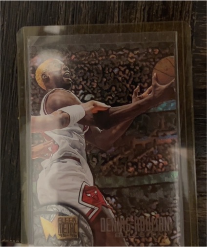 1995-96 Fleer Metal #134 Dennis Rodman — front