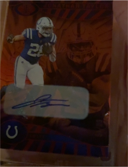 2024 Panini Illusions - Jonathan Taylor #37 Trophy Collection Dots — front