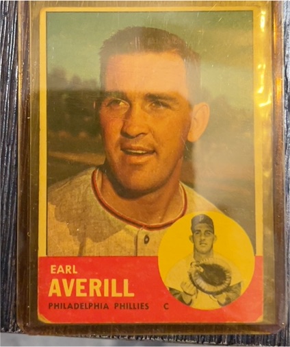 1963 Topps #139 Earl Averill Philadelphia Phillies — front