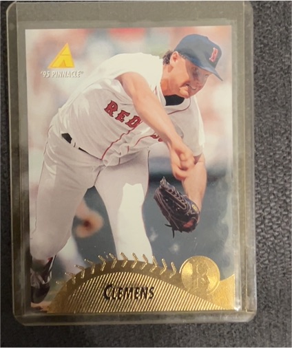 1995 Pinnacle #2 Roger Clemens Boston Red Sox — front