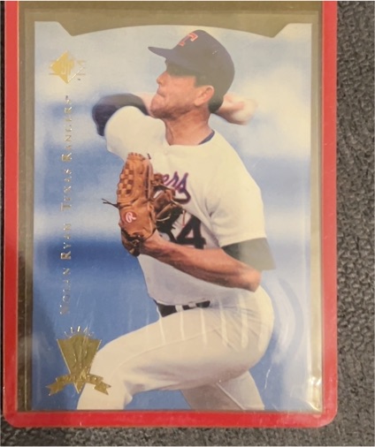 1995 Upper Deck SP Salute Die-Cut #2 Nolan Ryan Texas Rangers — front