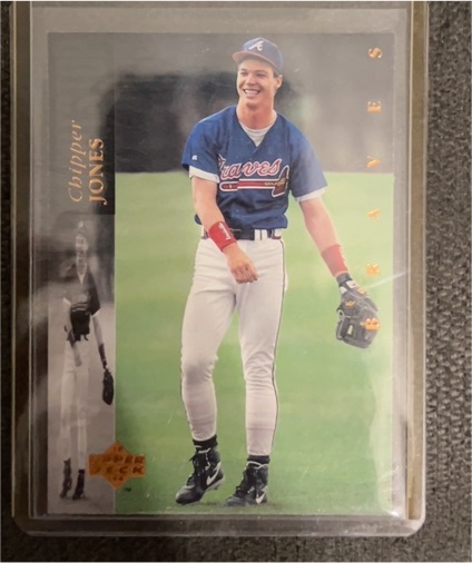 1994 Upper Deck #185 Chipper Jones — front