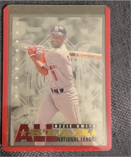 1995 Donruss #350 Ozzie Smith — front