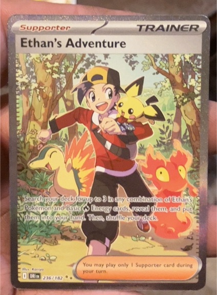 2025 Pokémon TCG SV10: Destined Rivals #236 Ethan's Adventure — front