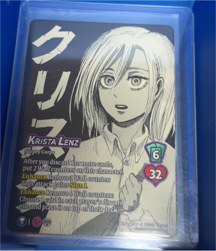 2024 Universus Attack on Titan #13/297 Krista Lenz — front