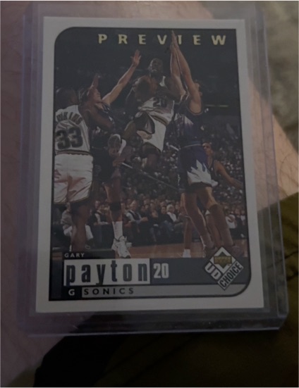 1998-99 Upper Deck UD Choice #135 Preview Gary Payton — front