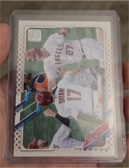 2021 Topps Series 2 #621 Shohei Ohtani Mike Trout — front