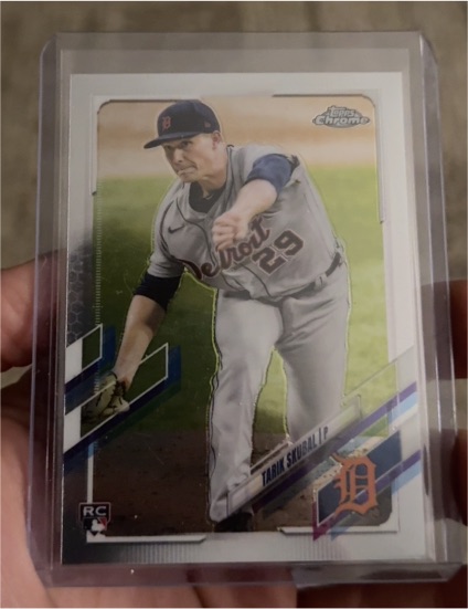 2021 Topps Chrome #103 Tarik Skubal — front