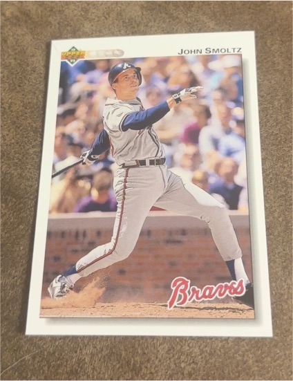 1992 Upper Deck #322 John Smoltz — front