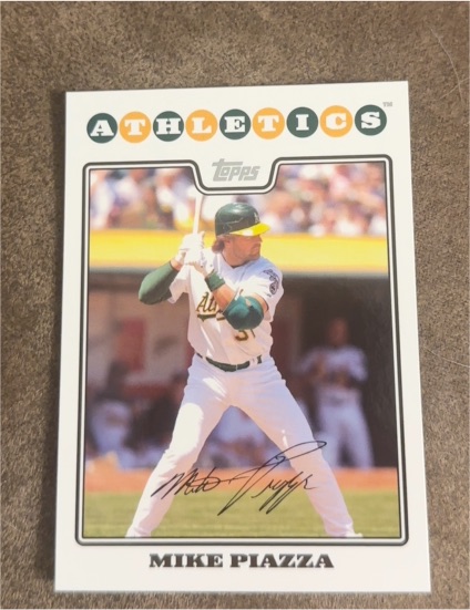 2008 Topps #72 Mike Piazza — front