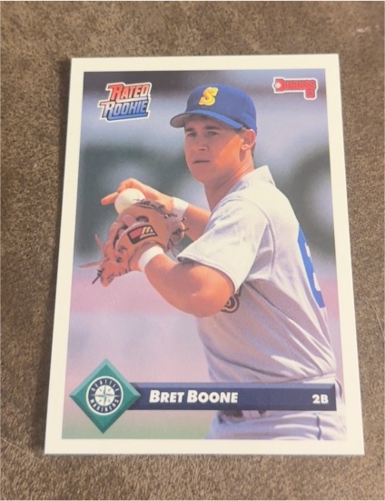 1993 Donruss #188 Bret Boone Rated Rookie — front