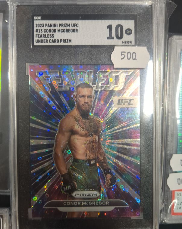 2023 Panini Prizm UFC #13 Conor McGregor Fearless Under Card Prizm — front