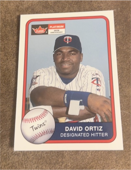 2001 Fleer Platinum #187 David Ortiz — front
