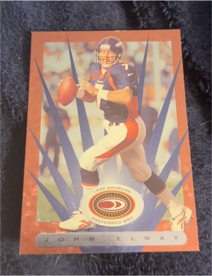1999 Donruss Preferred QBC #11 John Elway — front