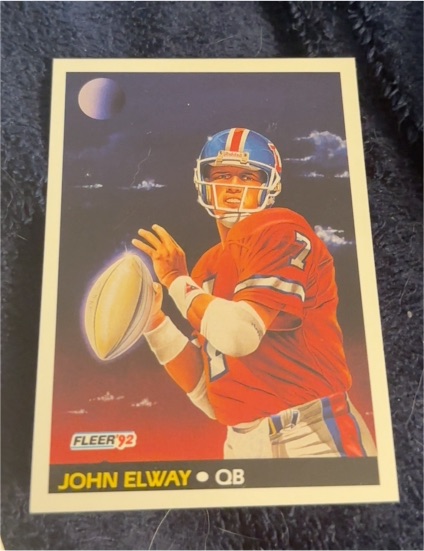 1992 Fleer #471 John Elway — front