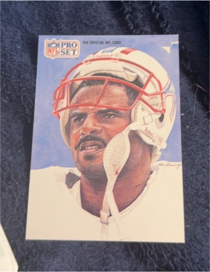 1991 Pro Set #414 Warren Moon Houston Oilers — front