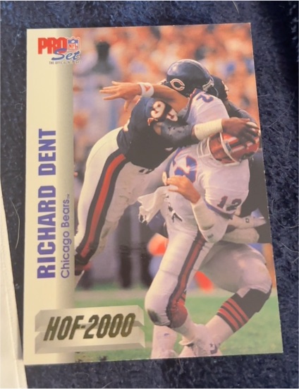 1992 Pro Set HOF 2000 #2 Richard Dent — front