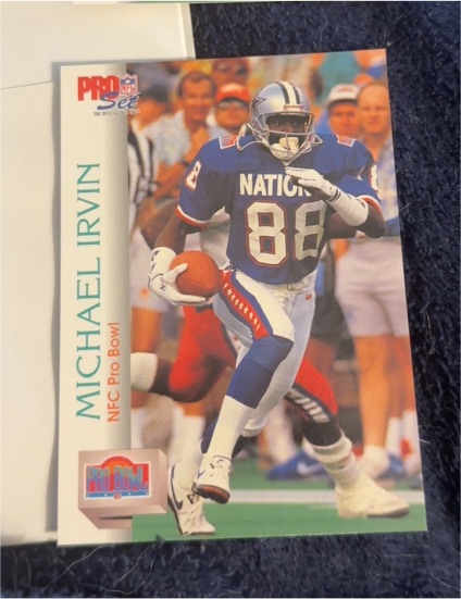 1992 Pro Set #409 Michael Irvin — front