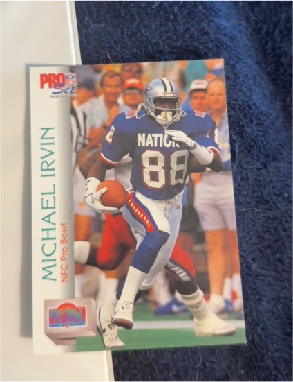 1992 Pro Set #409 Michael Irvin — front