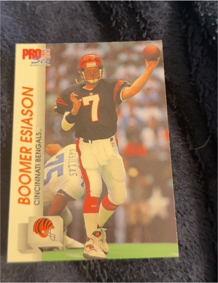 1992 Pro Set #456 Boomer Esiason — front